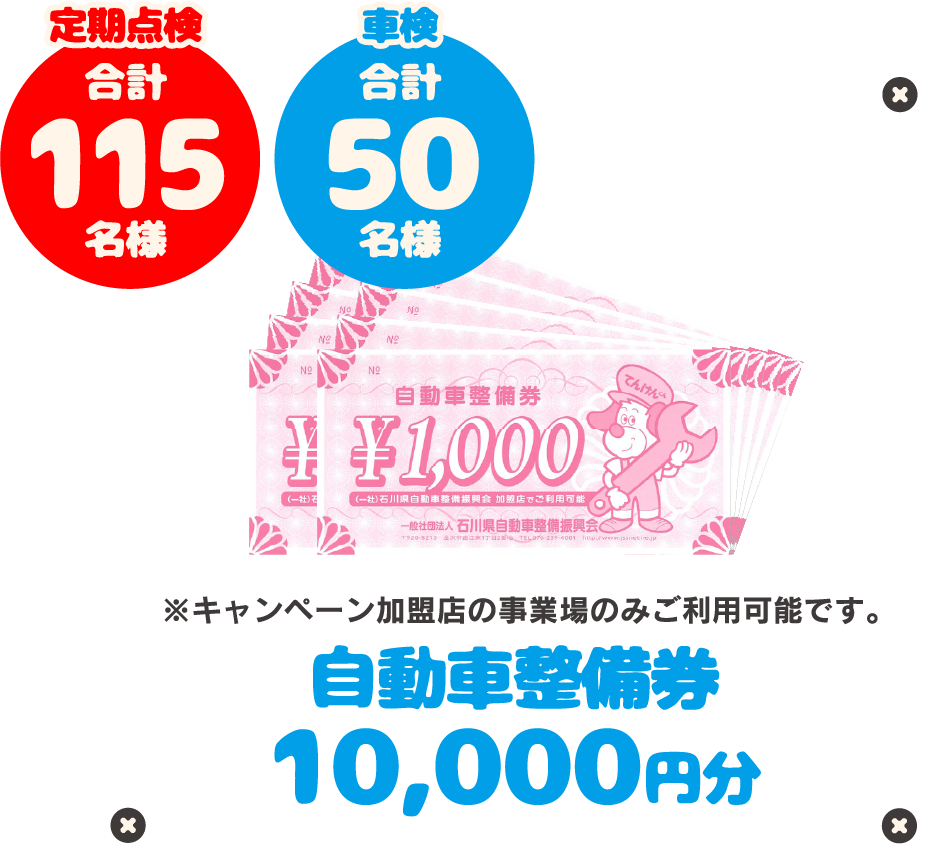 自転車整備券10000円分